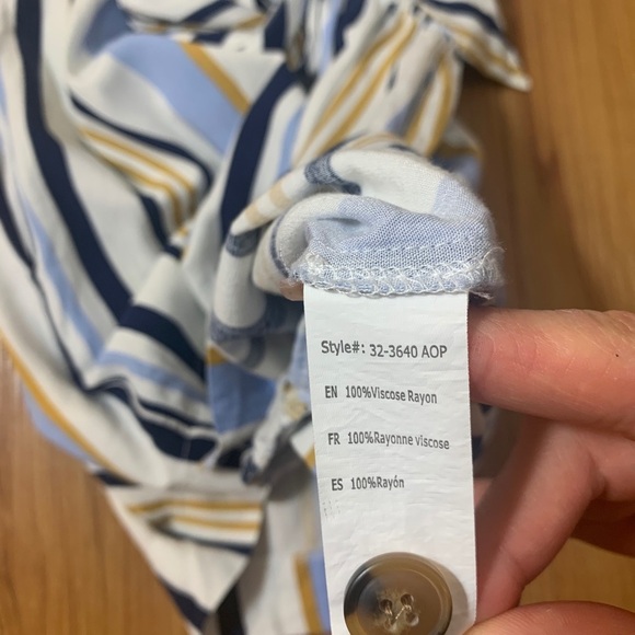 Streetwear Society Button Down Striped Dress - Picture 7 of 13